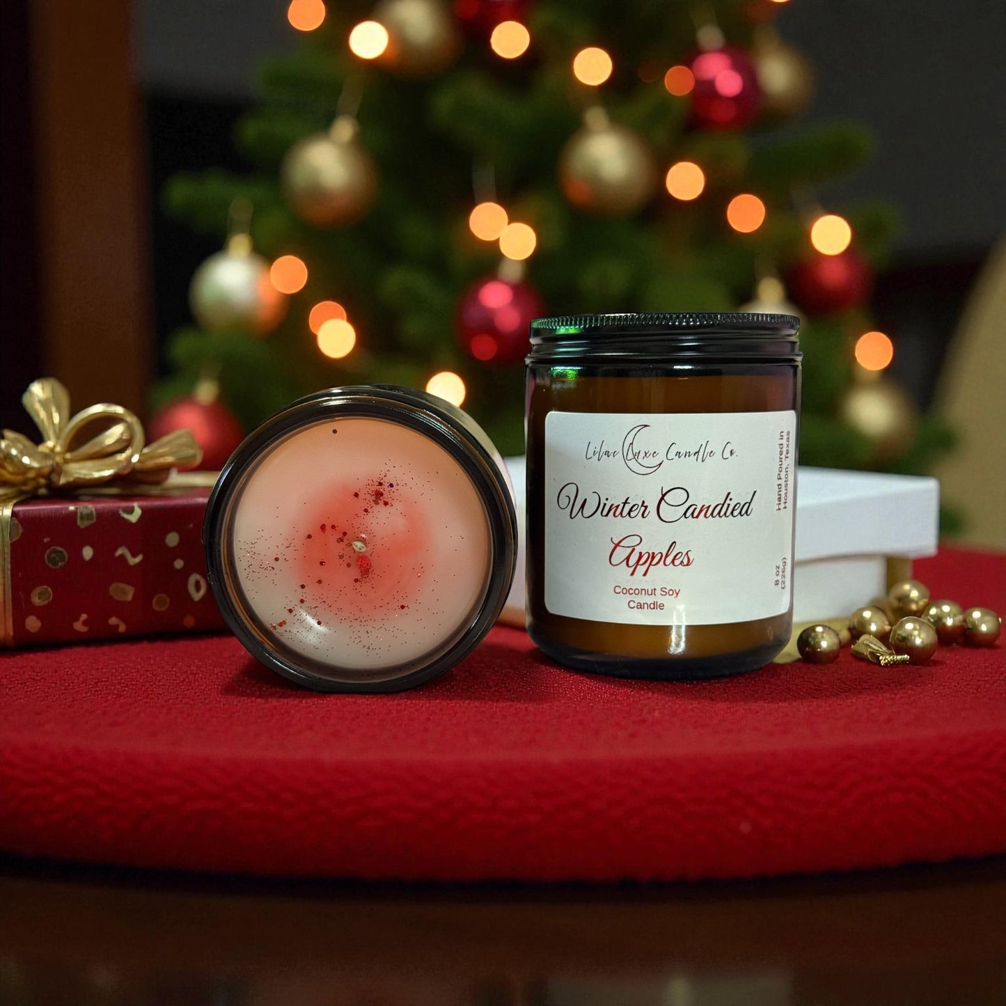 Winter Candied Apples Candle